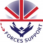 Professional Graphic Design Forces Support Logo Concept